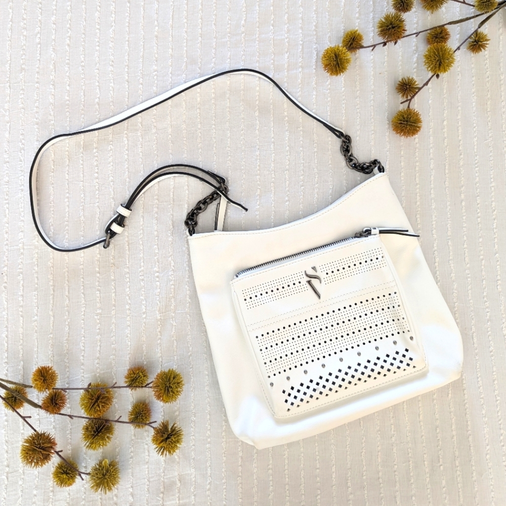 Simply Vera Vera Wang White Crossbody Bag
